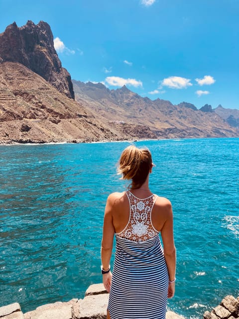 Kustlijn in het zuiden van Tenerife